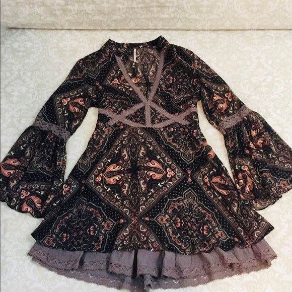 Free People Moonlight Bay Print Dress - Picture 4 of 5